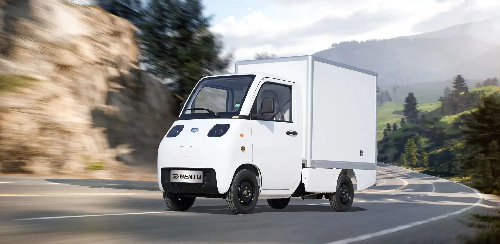 Trung Quốc EEC Mini Electric Xe giao hàng Hộp thực phẩm 3kW Nhà máy