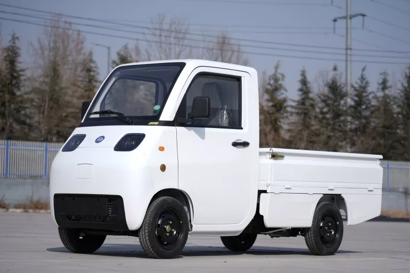 Xe tải điện Mini Van 4 Bánh xe hai cánh cửa